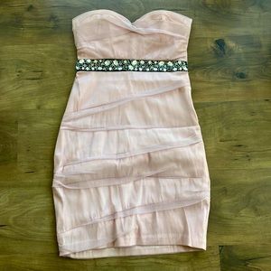 Blush sweetheart dress from Windsor.